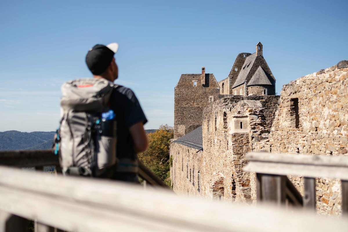 Auf der Burgruine Aggstein