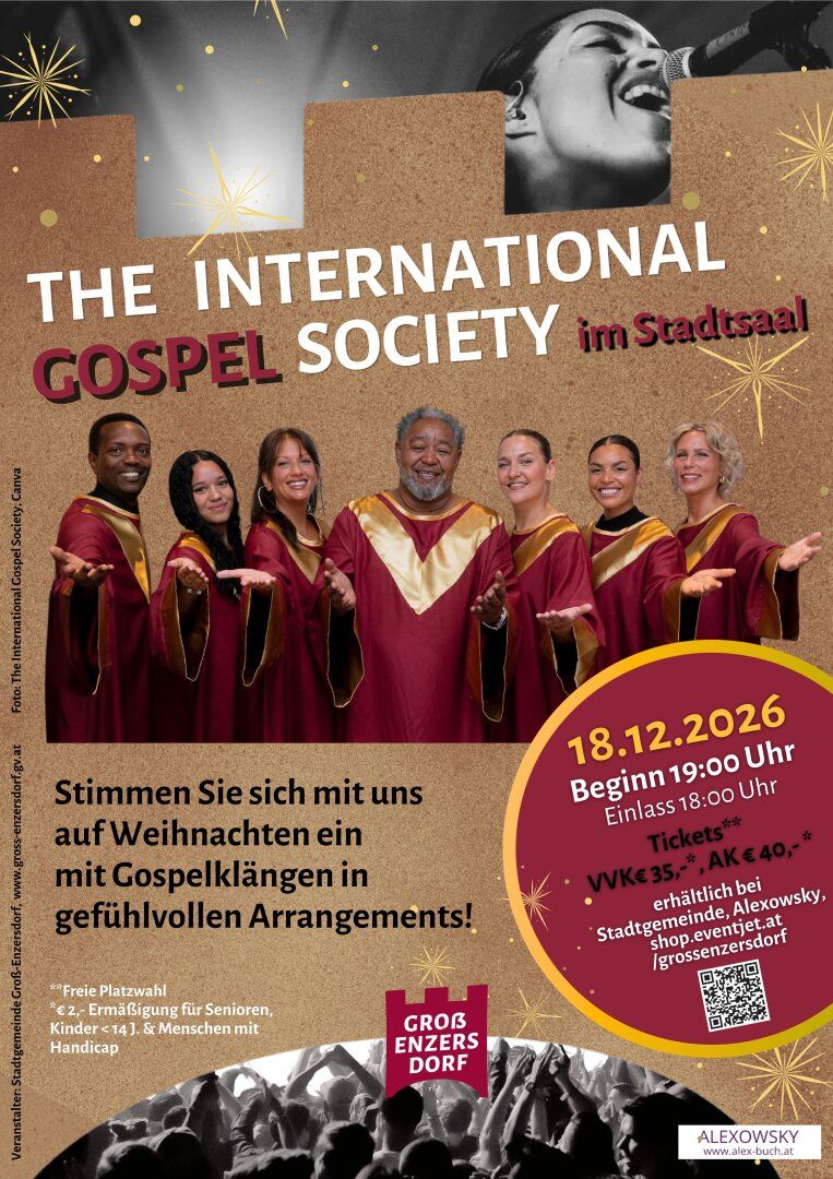 Gospel im Advent - "The International Gospel Society" mit Big John Whitfield