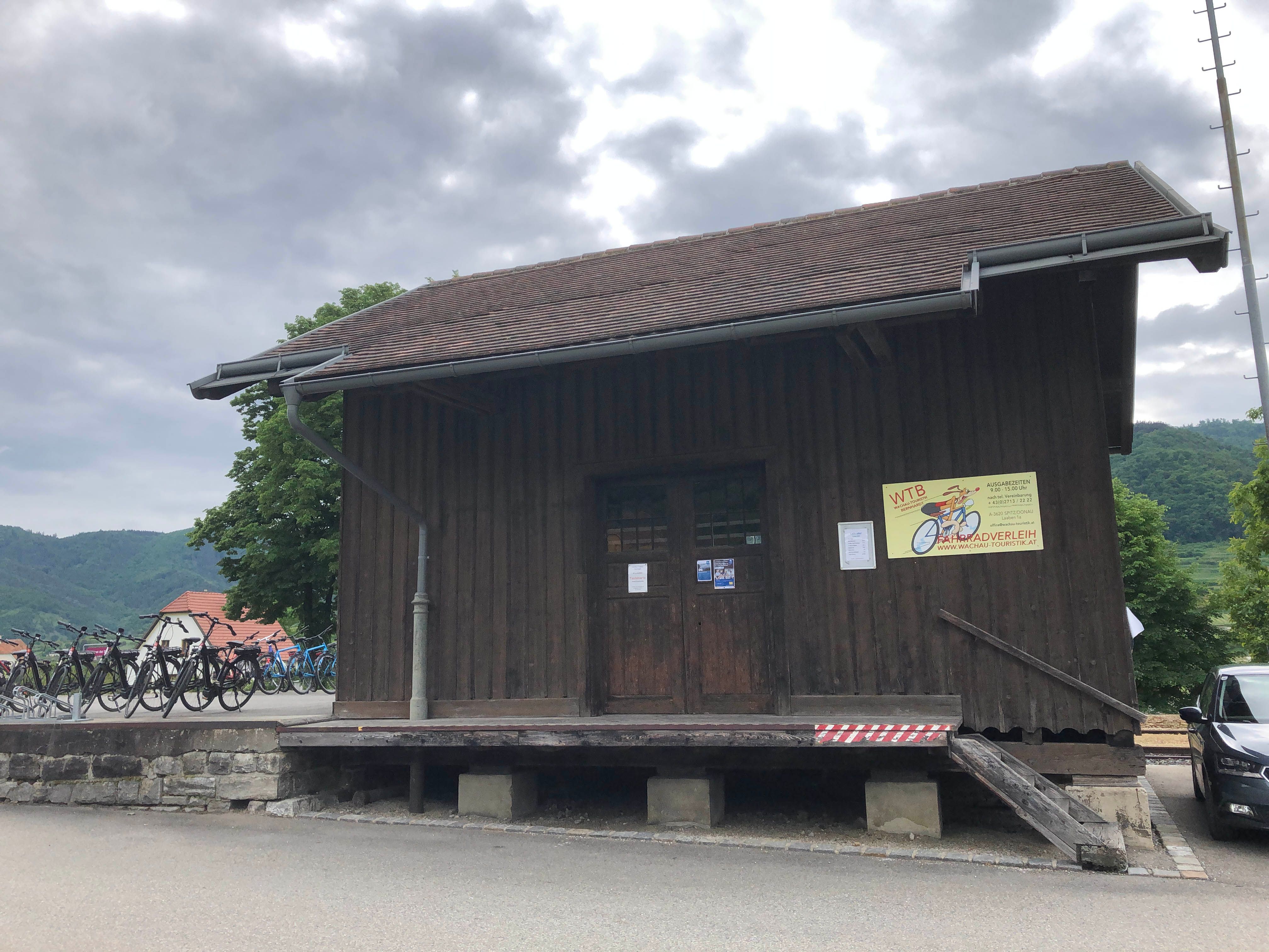 Fahrradverleih von Wachau Touristik Bernhardt in Spitz