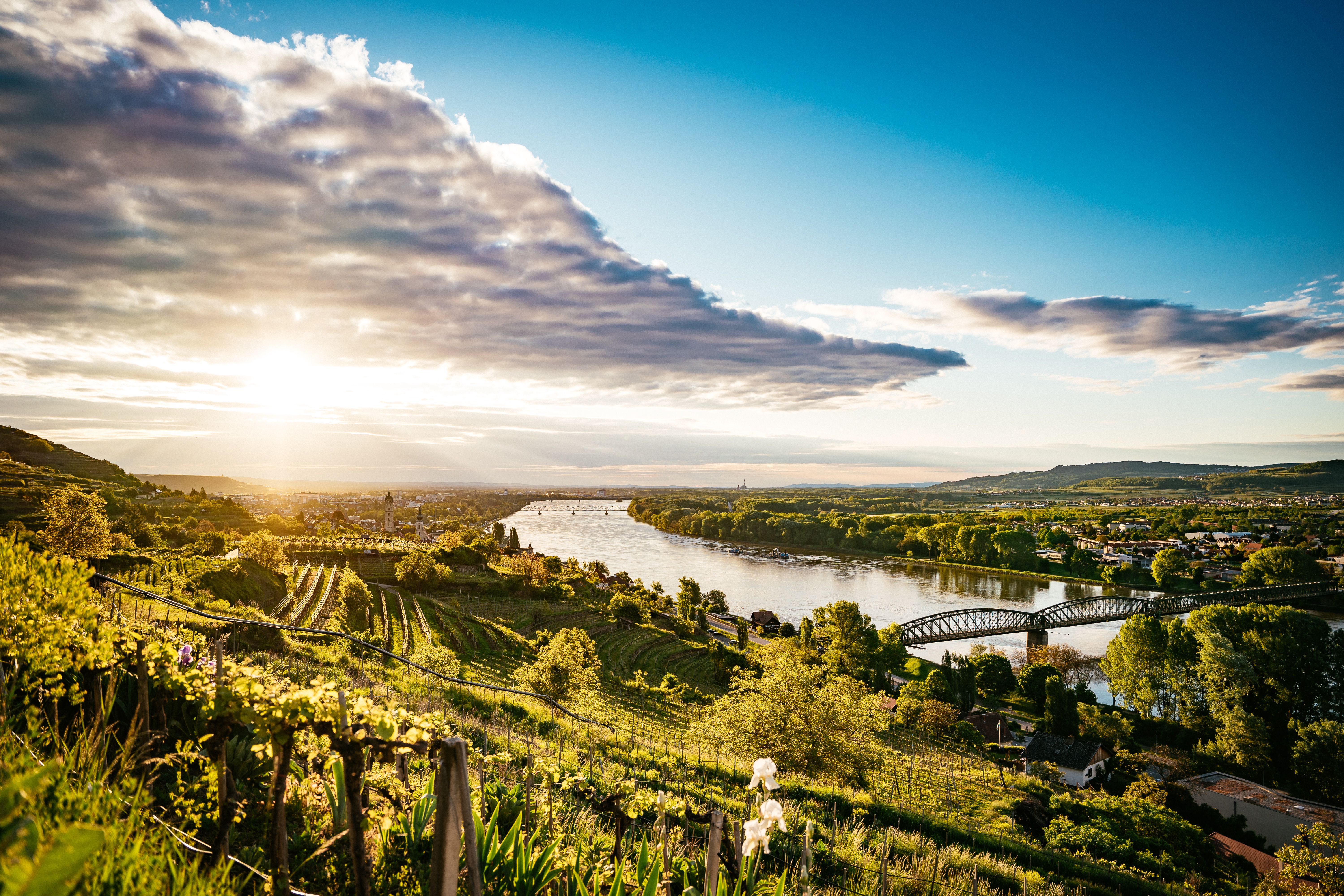 Luftaufnahme Wachau Krems