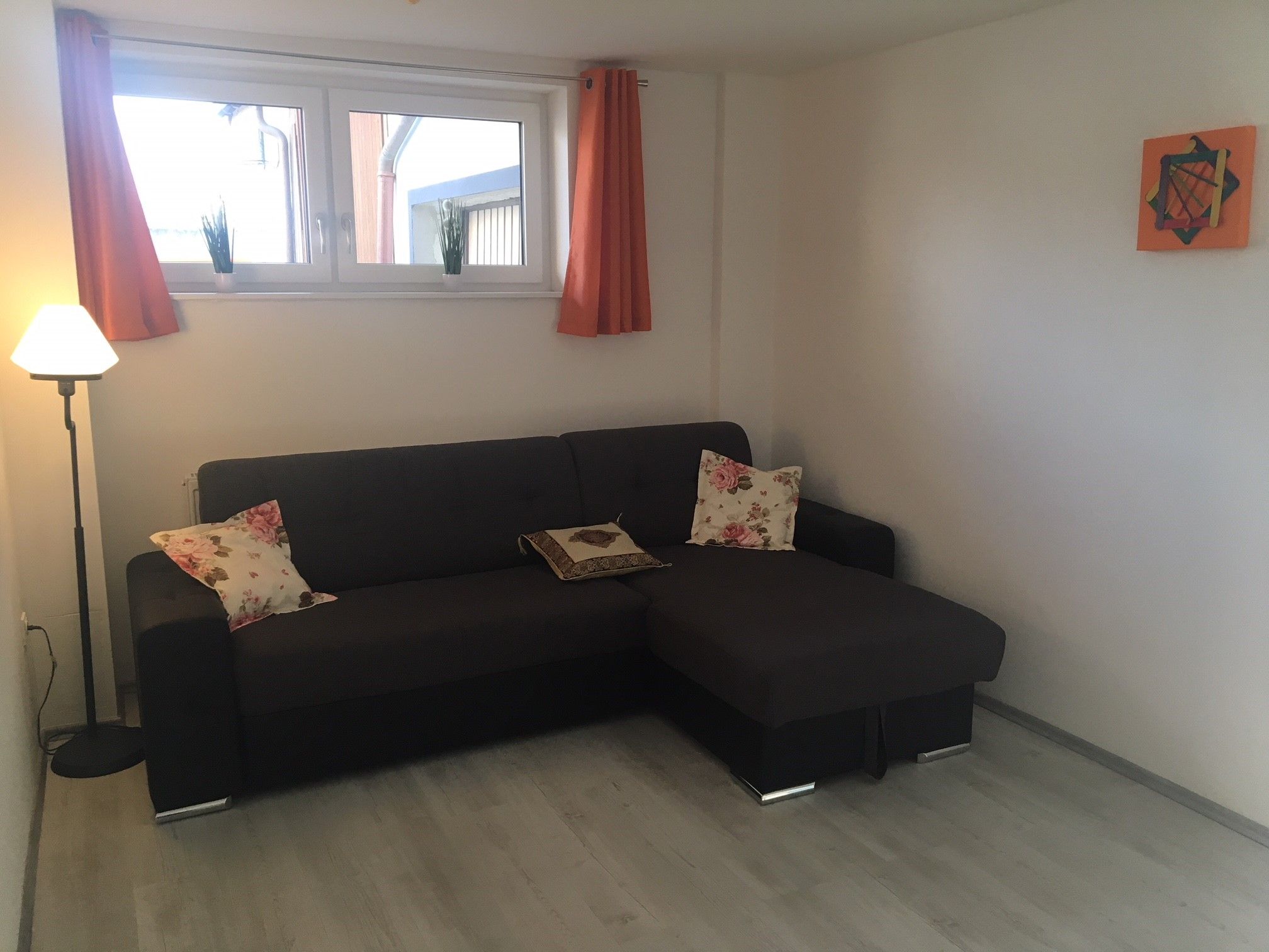 Wohnzimmer mit Eckcouch 