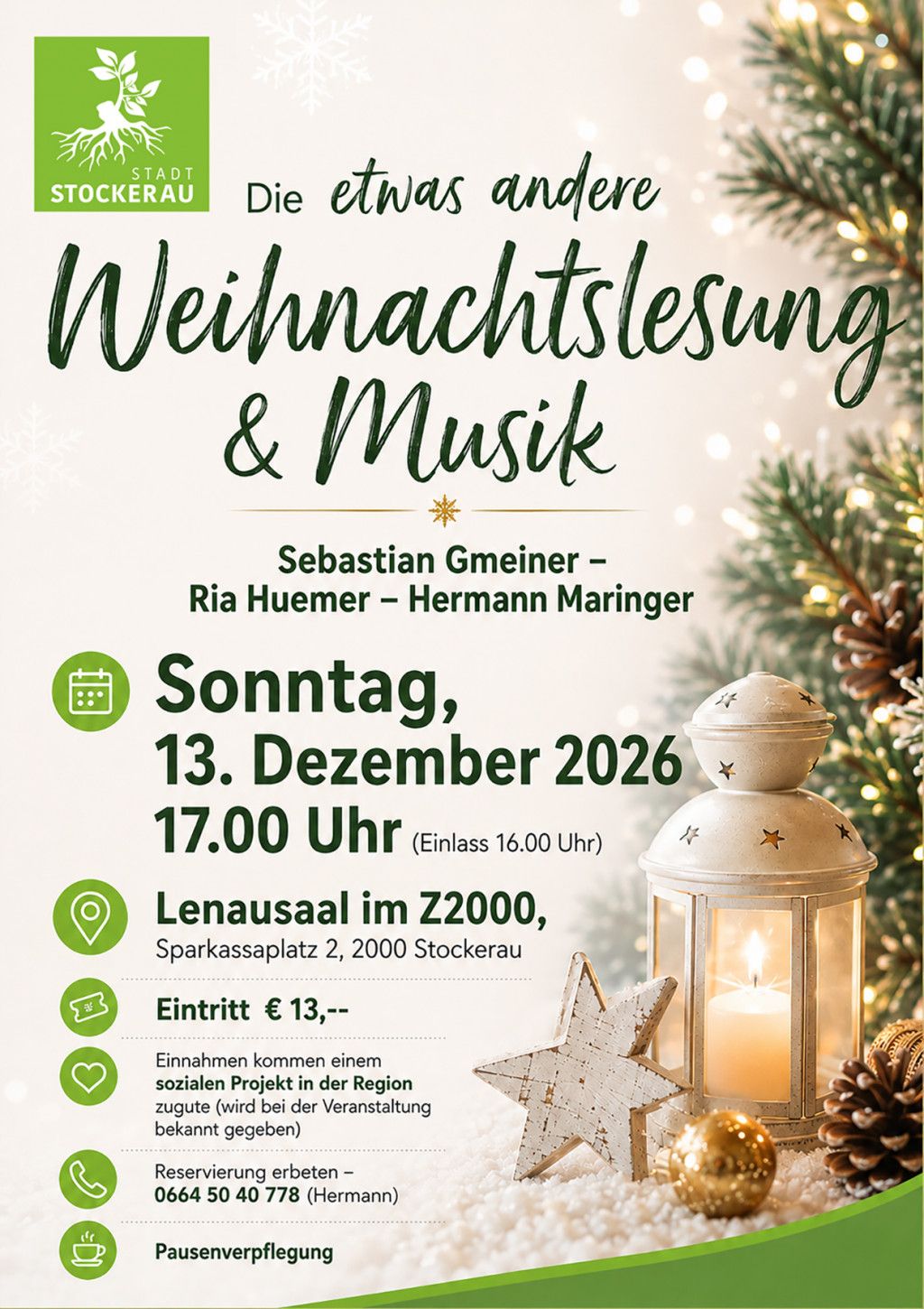 Die etwas andere Weihnachtslesung 2026