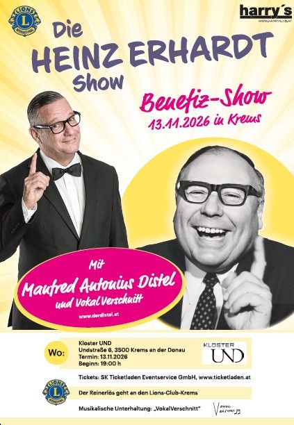 Benefiz-Show - Heinz Erhardt