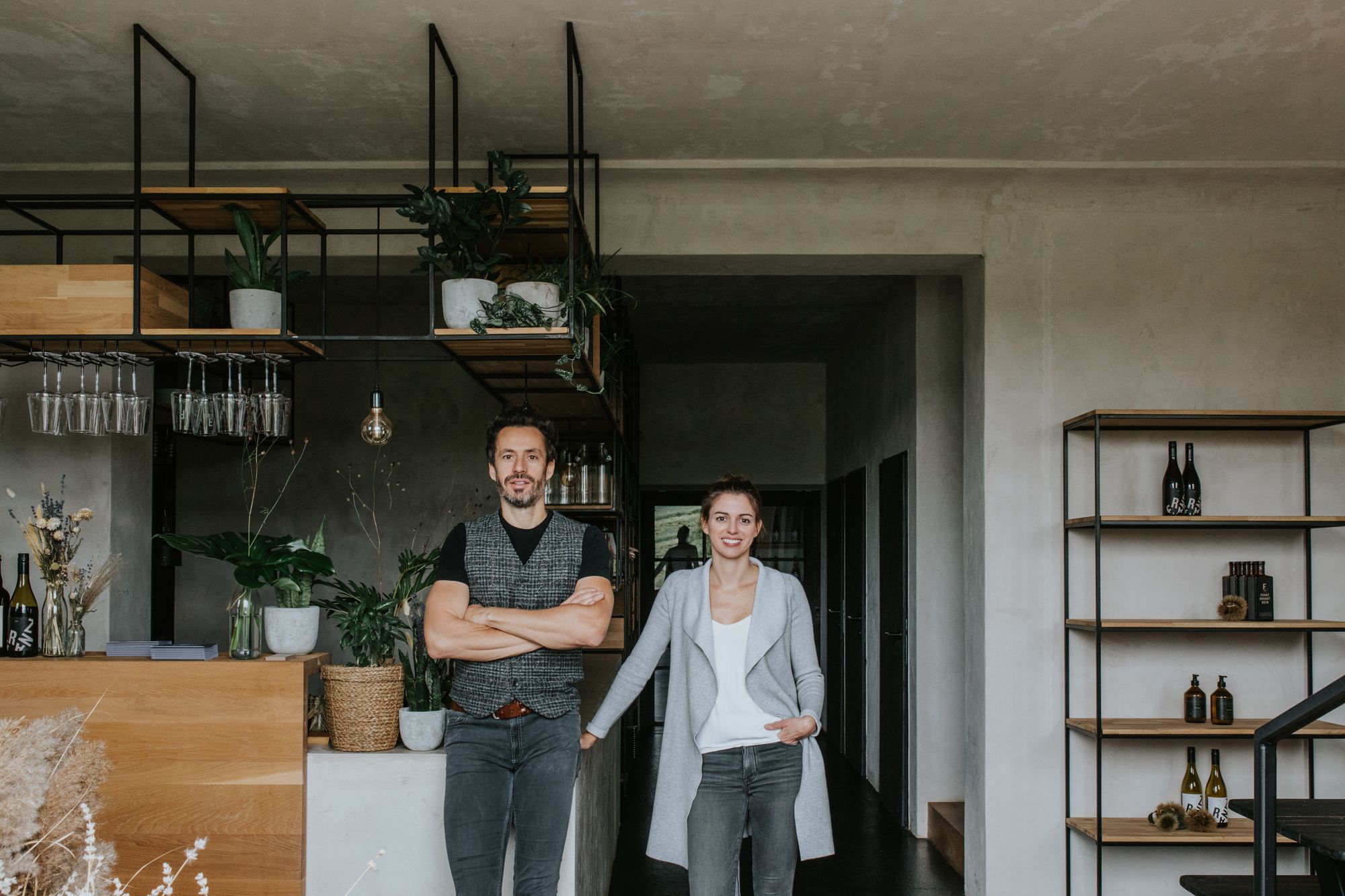 Florian Mainx und Lisi Umathum im Lokal