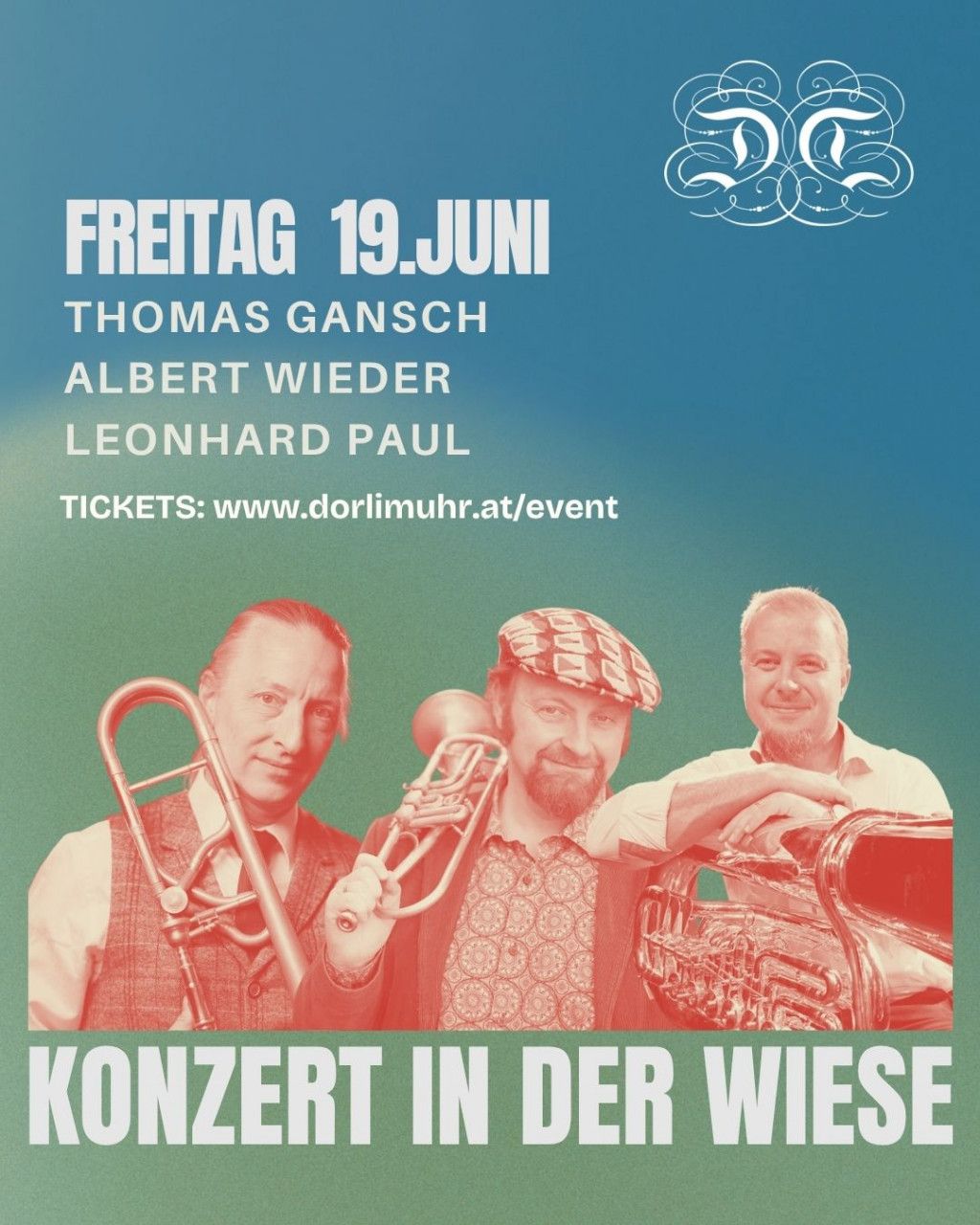 Konzert in der Wiese: Thomas Gansch – Albert Wieder – Leonhard Paul