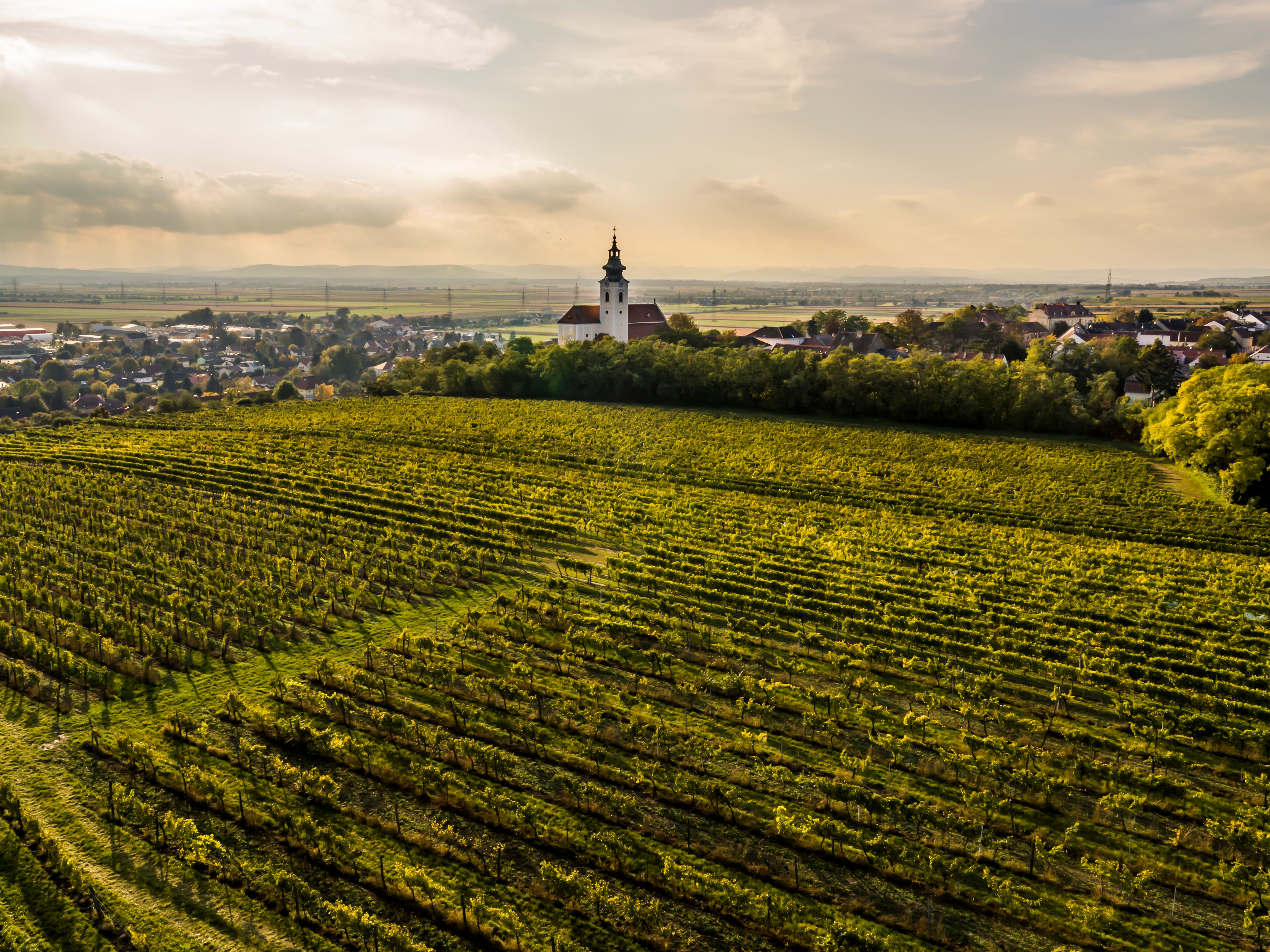 Drohenansicht von Mitterstockstall