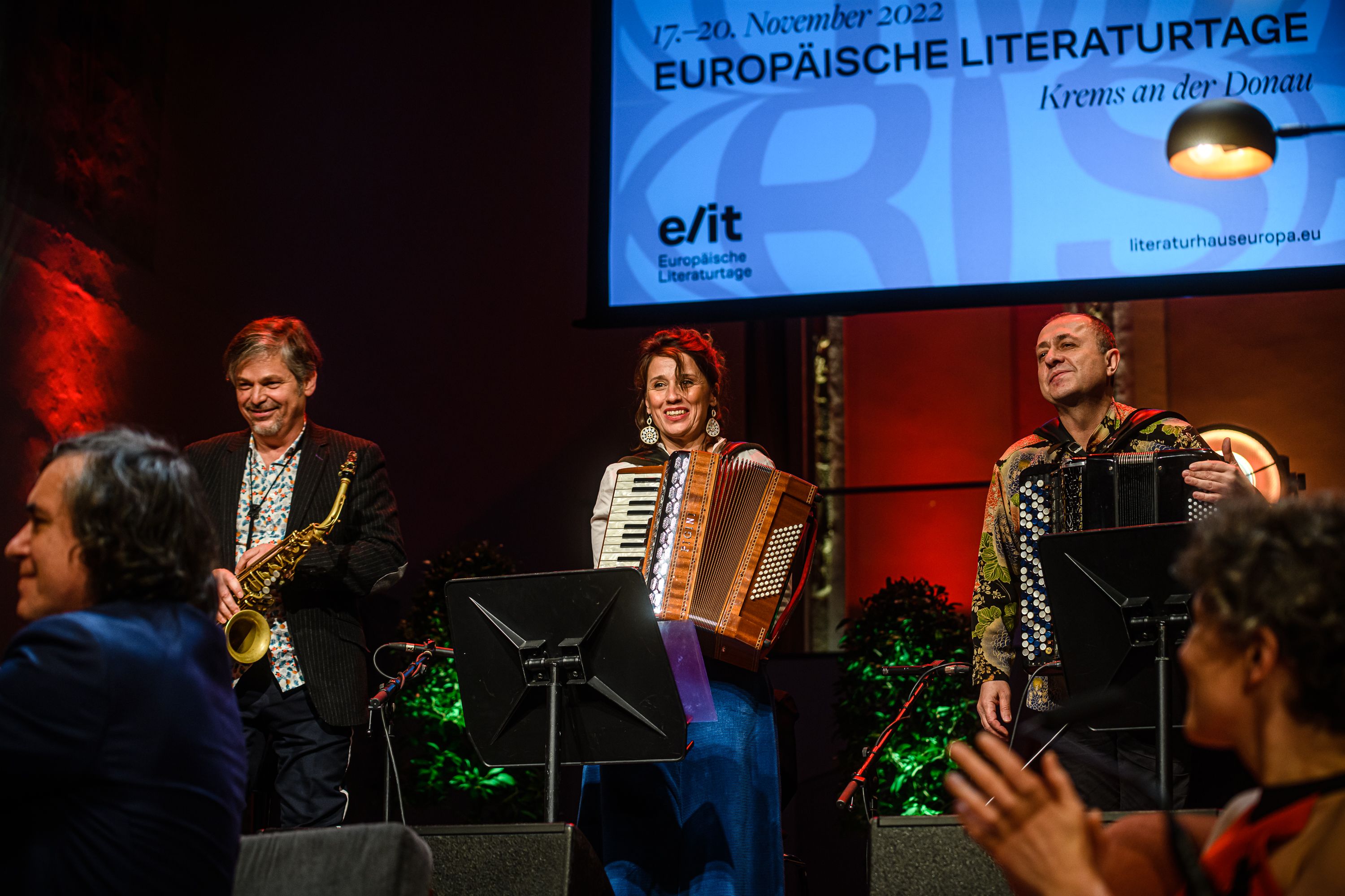 Musiker bei den europäischen Literaturtagen
