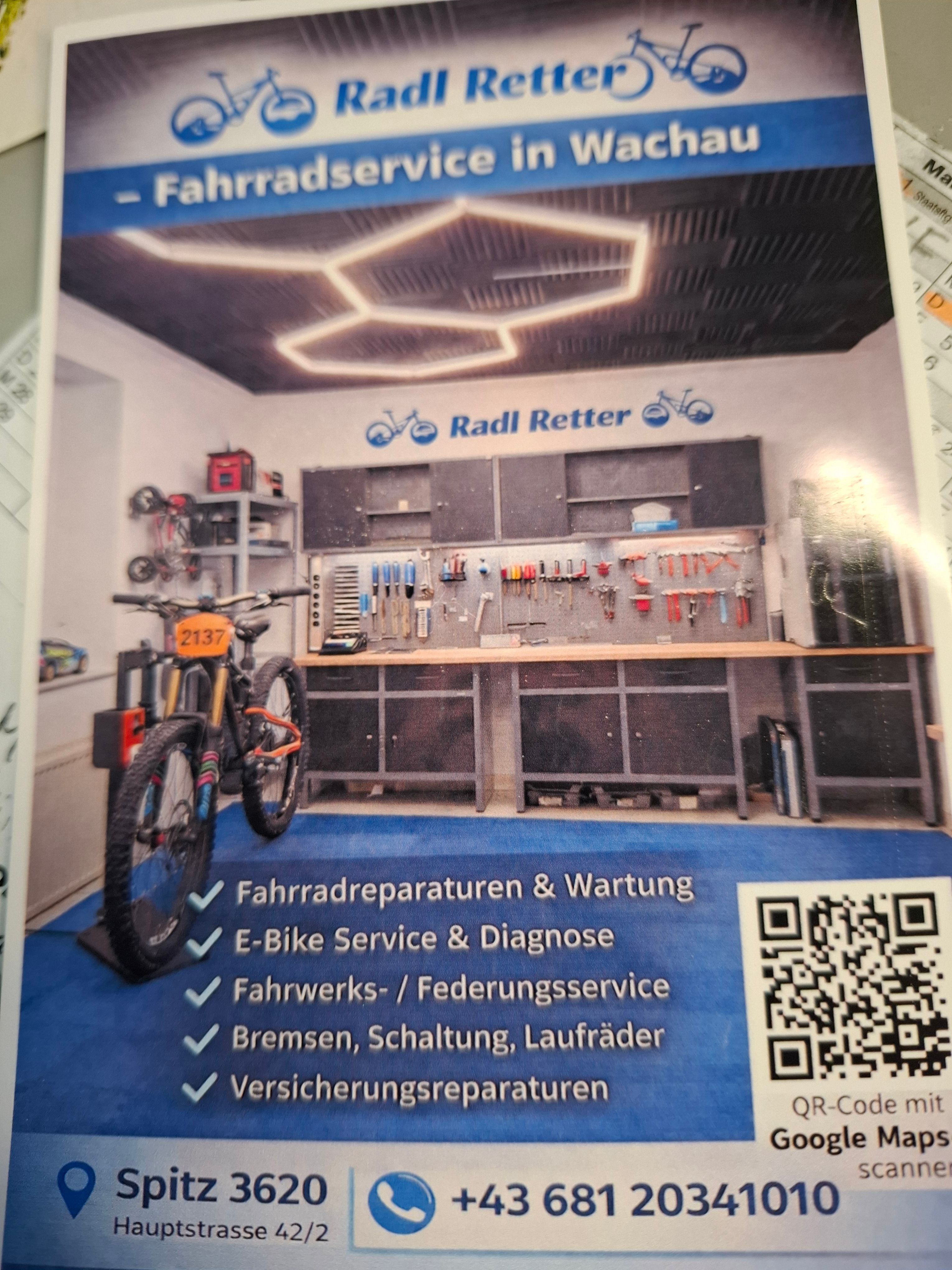 Flyer Radl Retter Wachau