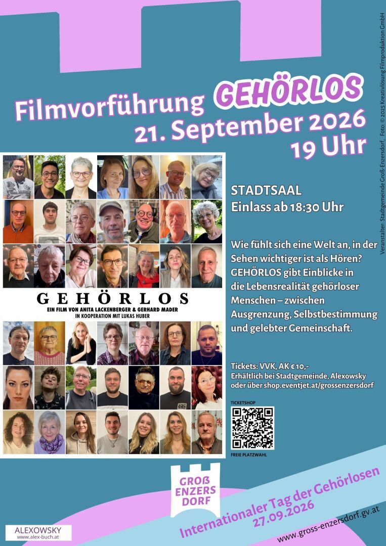 Filmvorführung GEHÖRLOS