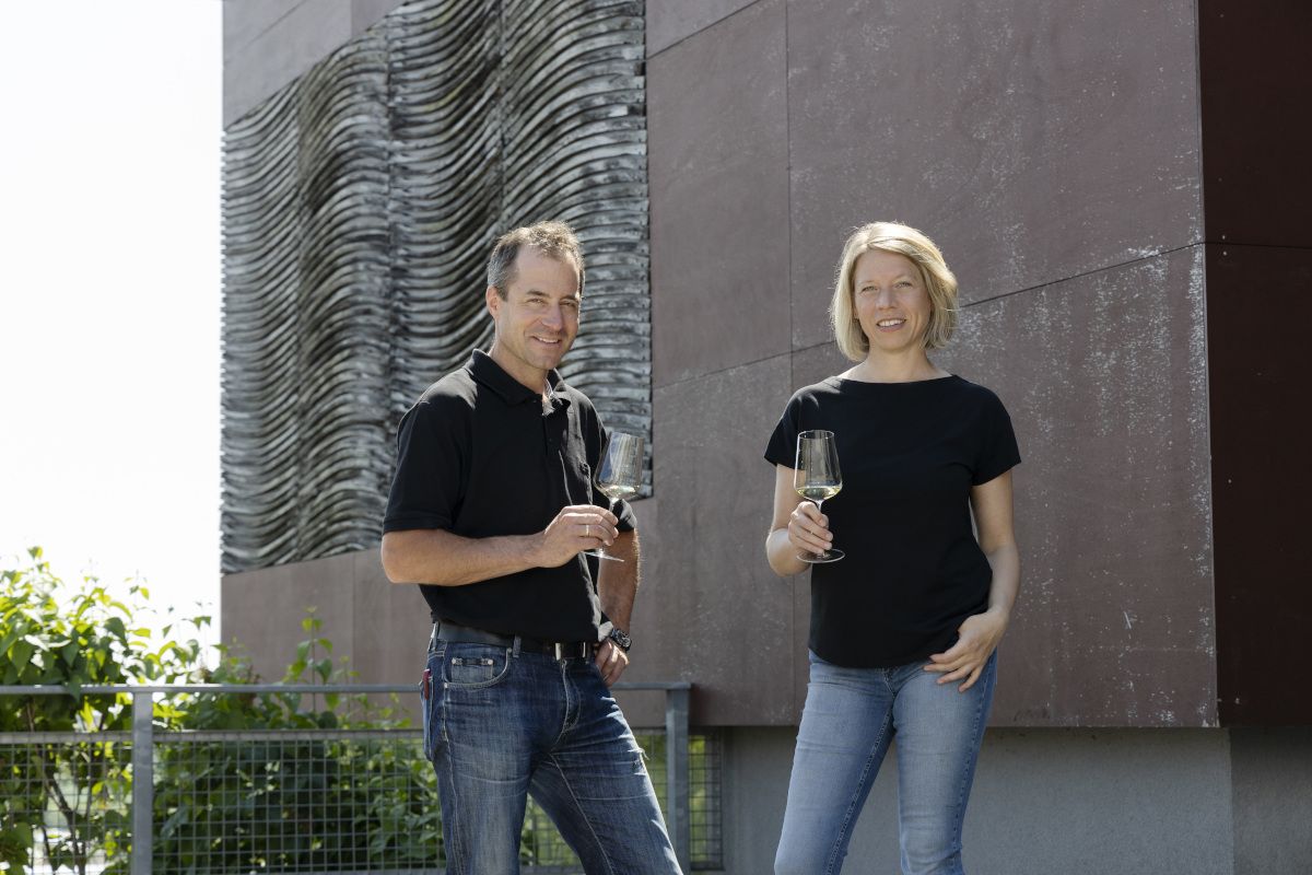 Silke Mayr borász és Michael Nastl pincemester