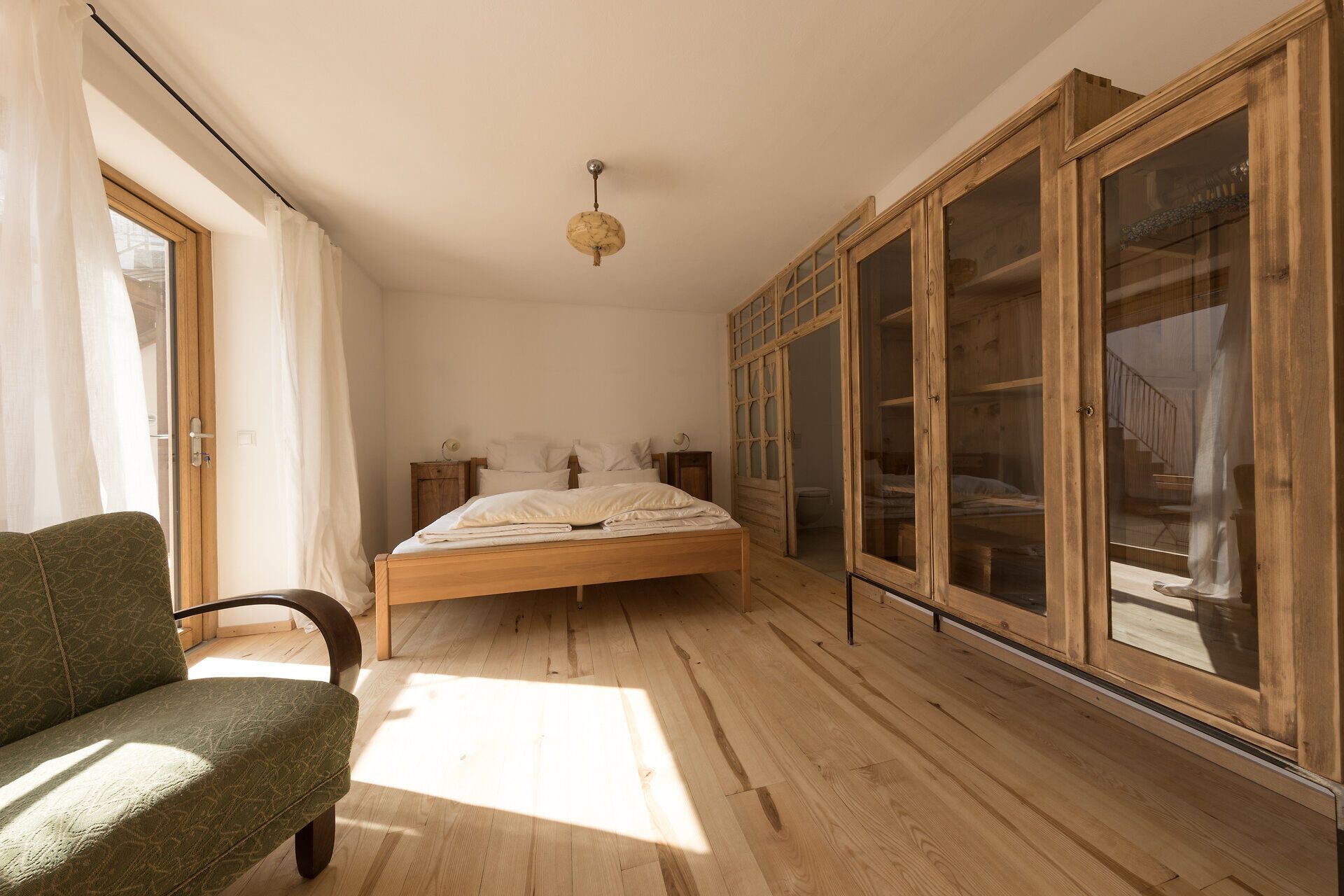 Schlafzimmer mit Doppelbett Greisslerei Gösing