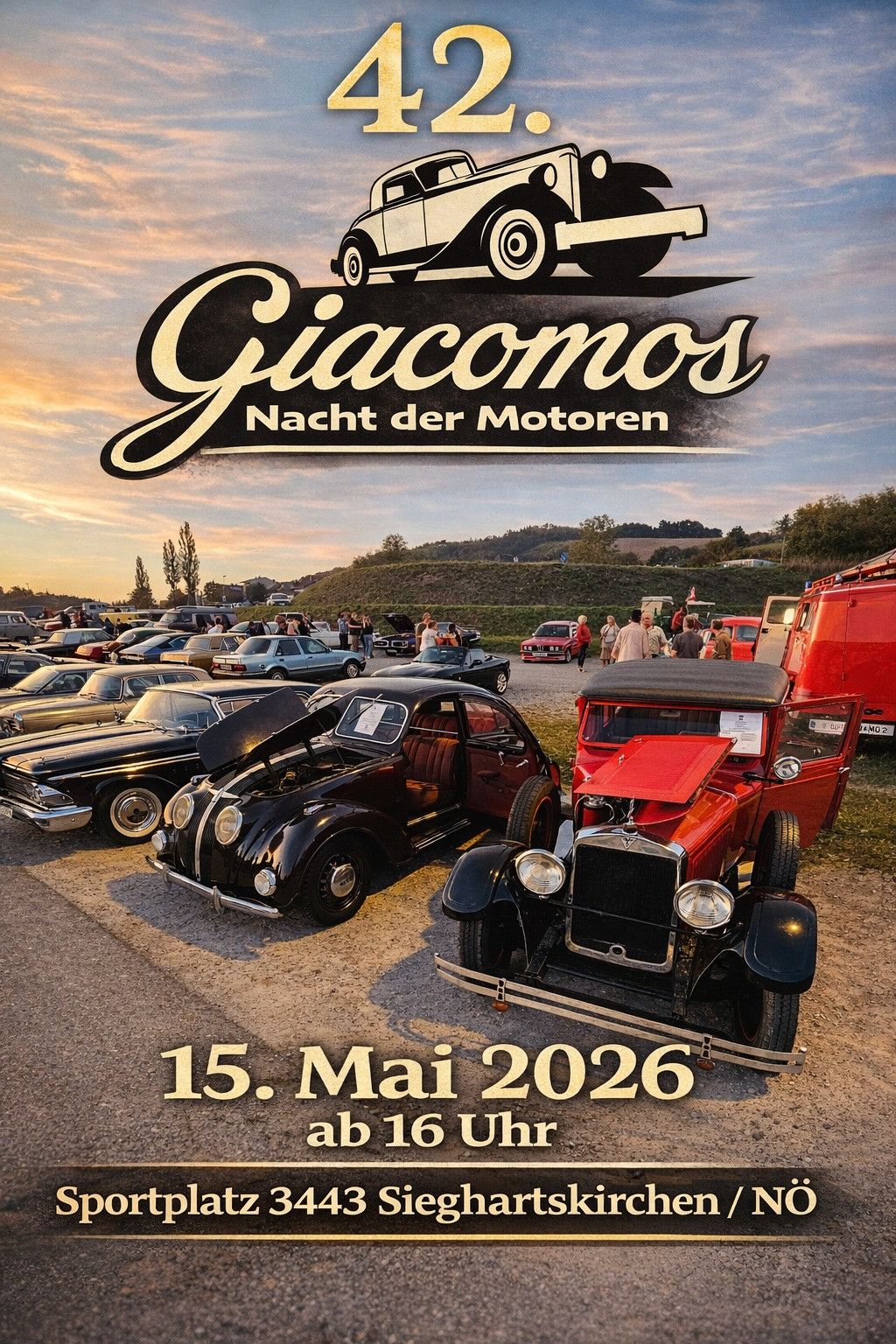 Giacomos Nacht der Motoren 15. Mai 2026