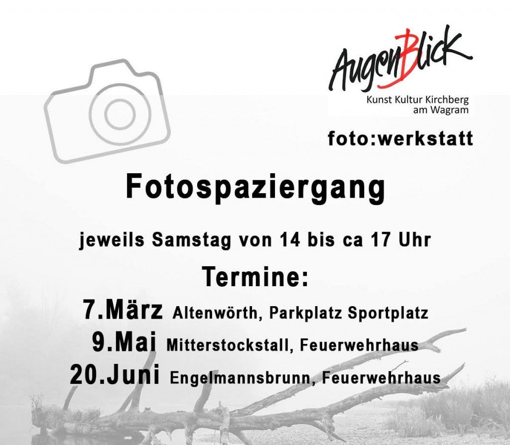 Einladung Fotospaziergang