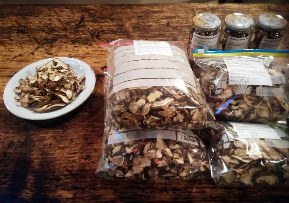 Getrocknete Shiitake Pilze