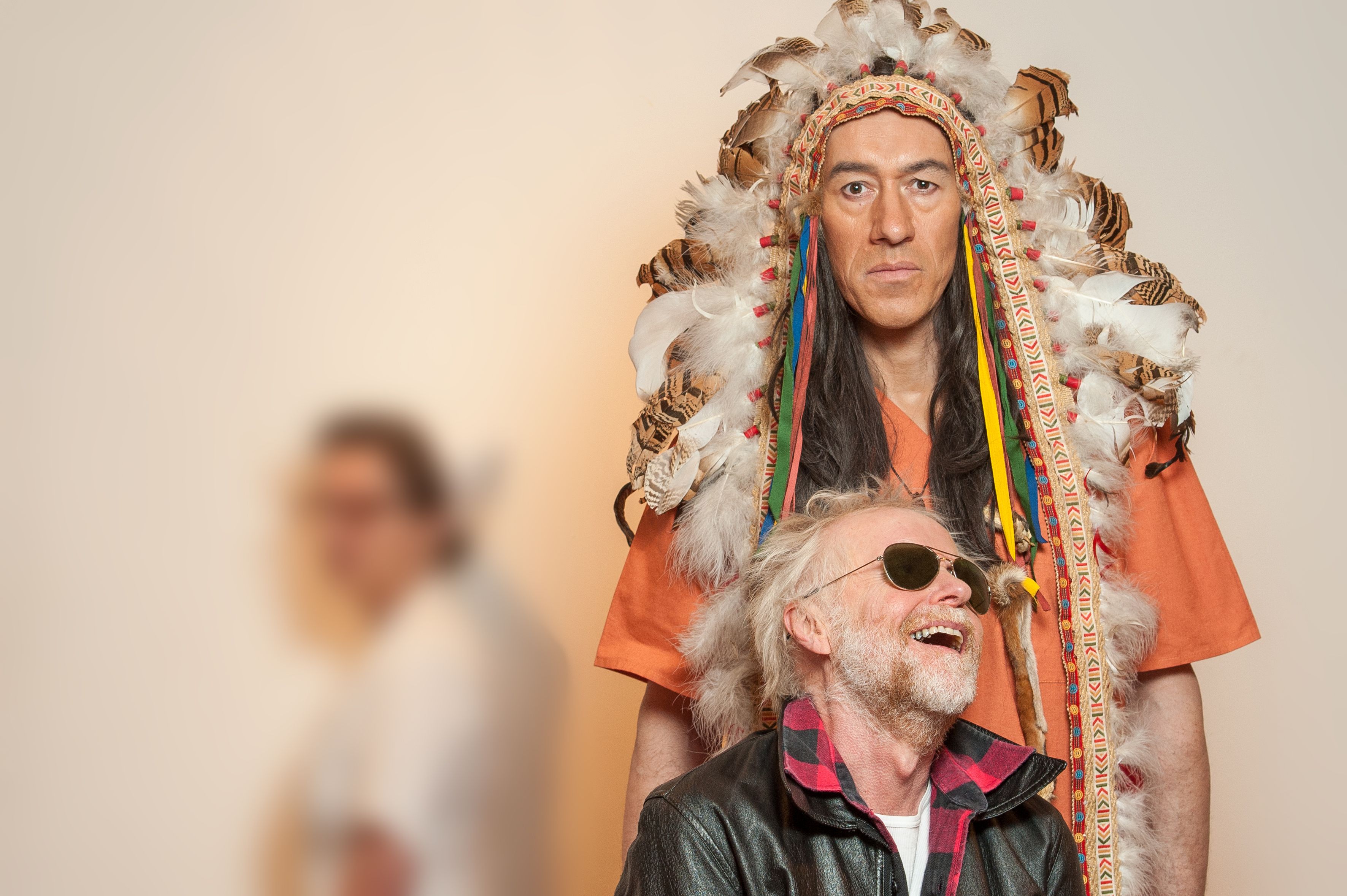 Schauspieler mit Kopfschmuck