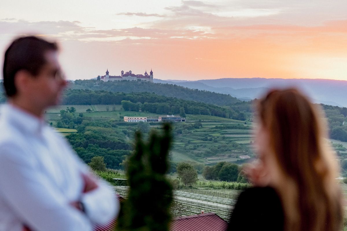 Blick auf Stift Göttweig