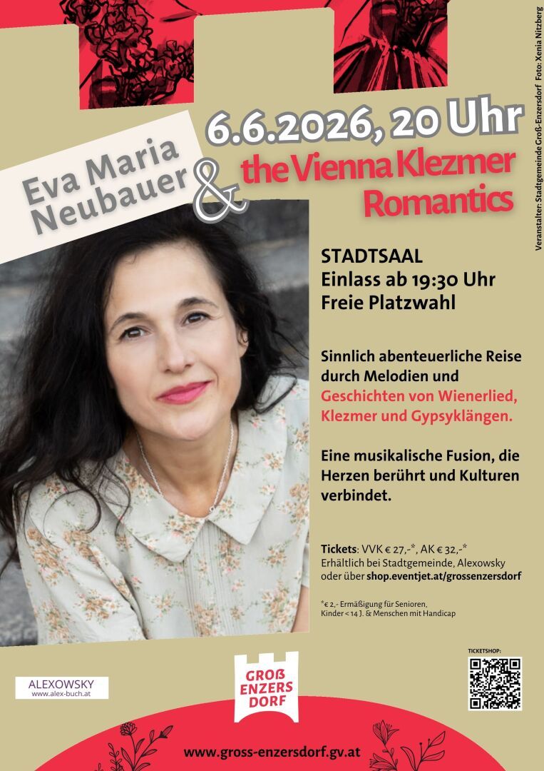 Eva Maria Neubauer mit Eve & the Vienna Klezmer Romantics