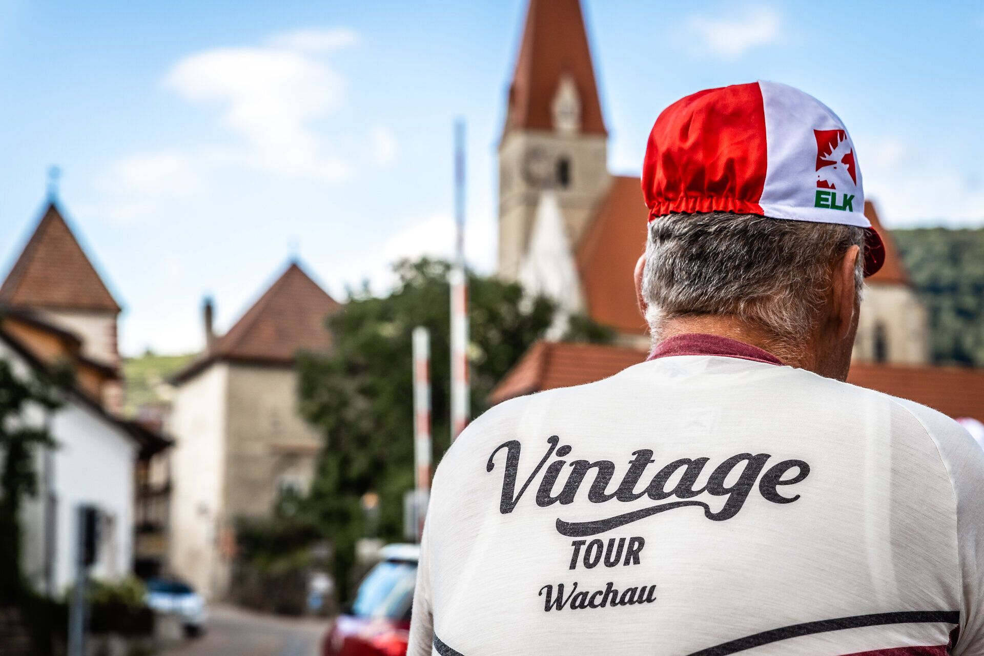 Teilnehmer der Vintage Tour in der Wachau