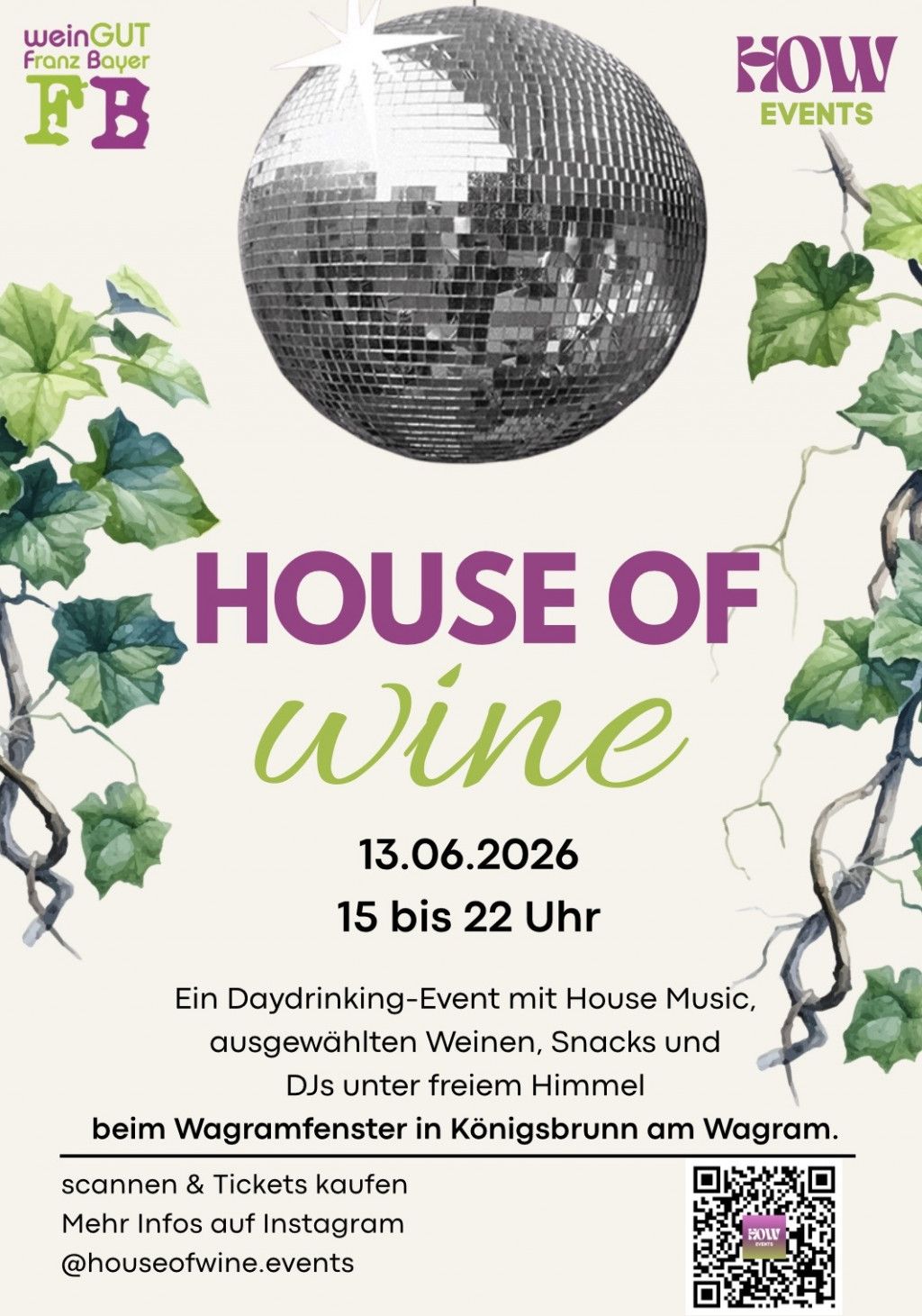 Flyer House of Wine