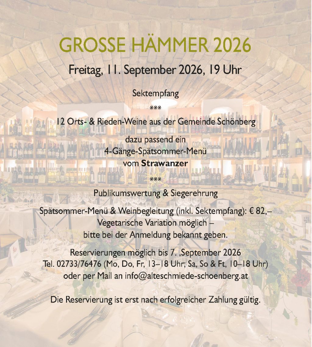 Weinkulinariem Gr. Hämmer