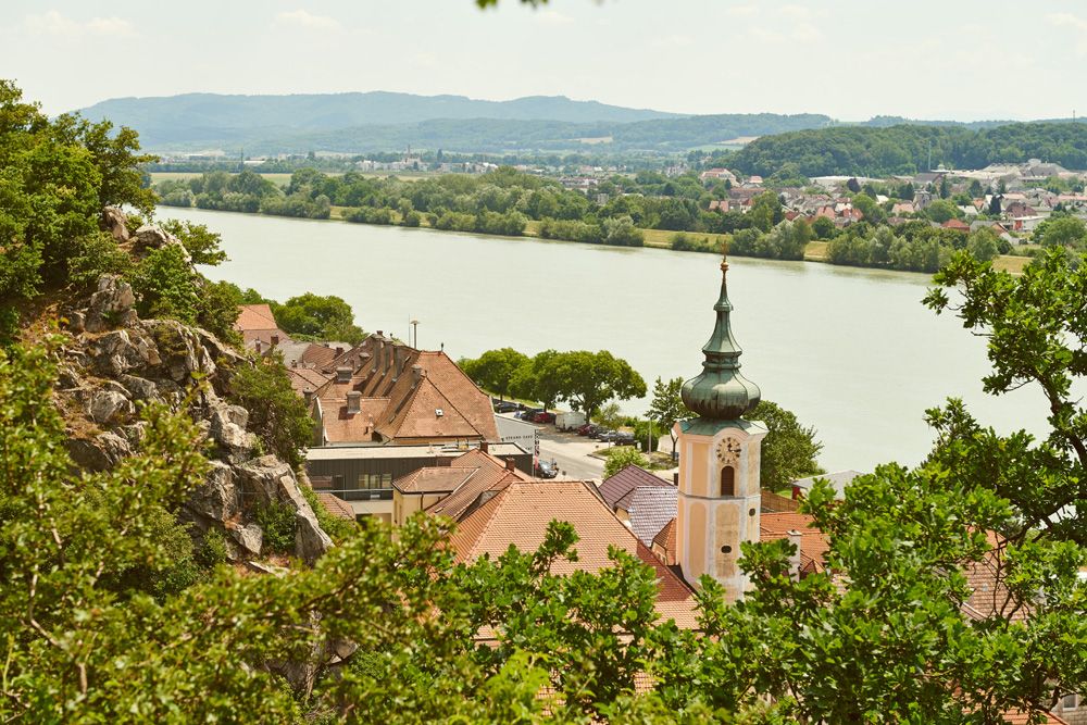 Marbach na Dunaji v létě
