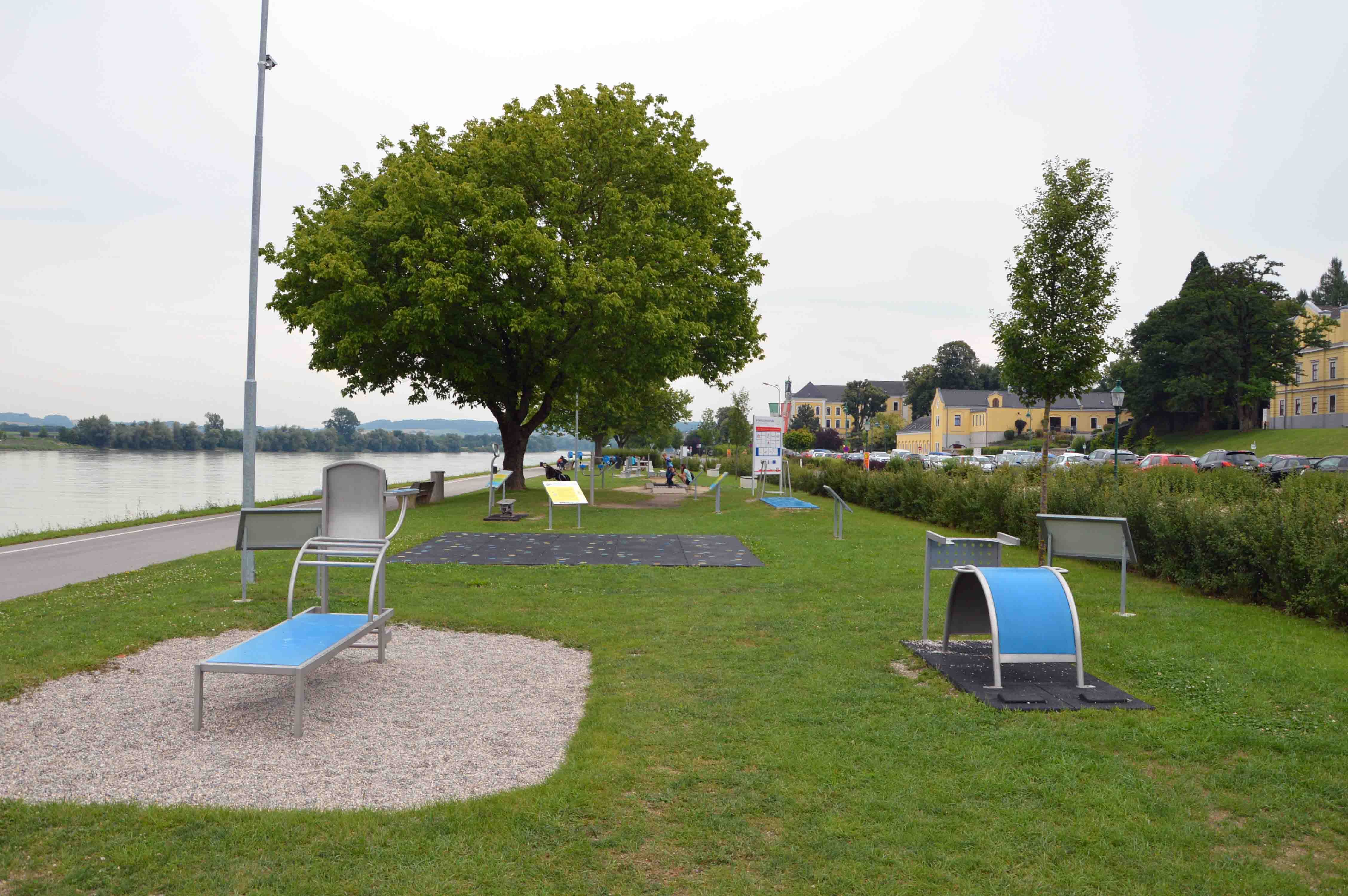 Geräte am Bewegungspark Ybbs