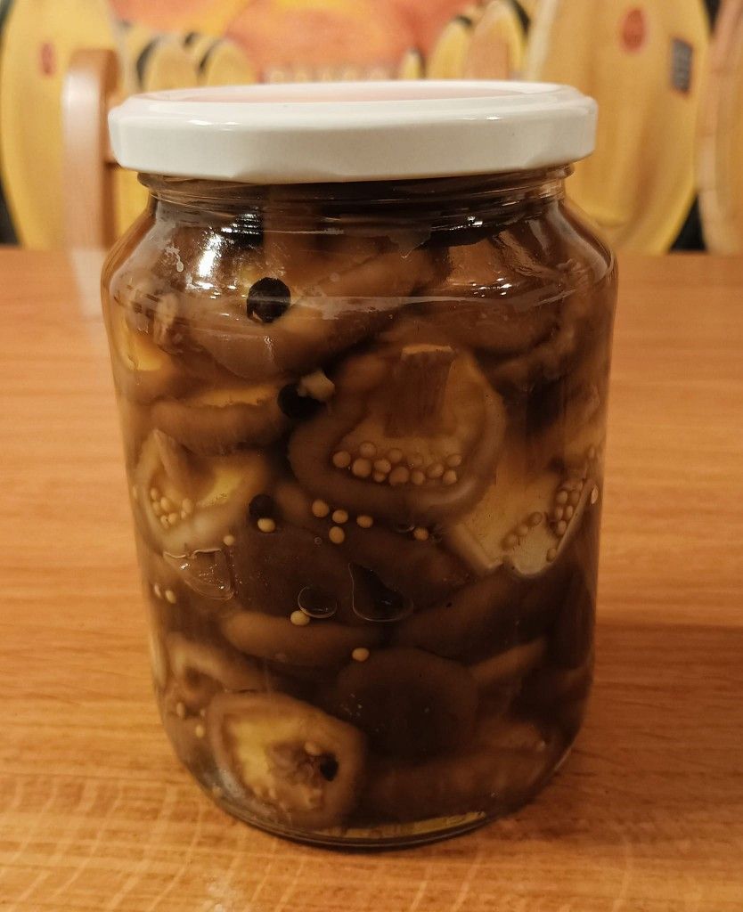 Eingelegte Shiitake Pilze