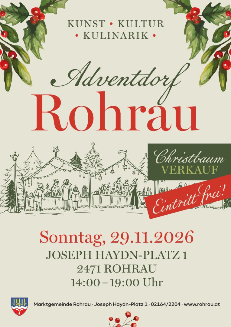 Adventdorf Rohrau am 29.11.2026