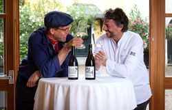 Max Brustbauer und Thomas Dorfer im Nikolaihof Mautern
