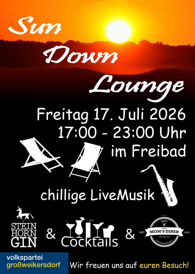 Sun Down Lounge im Freibad Großweikersdorf