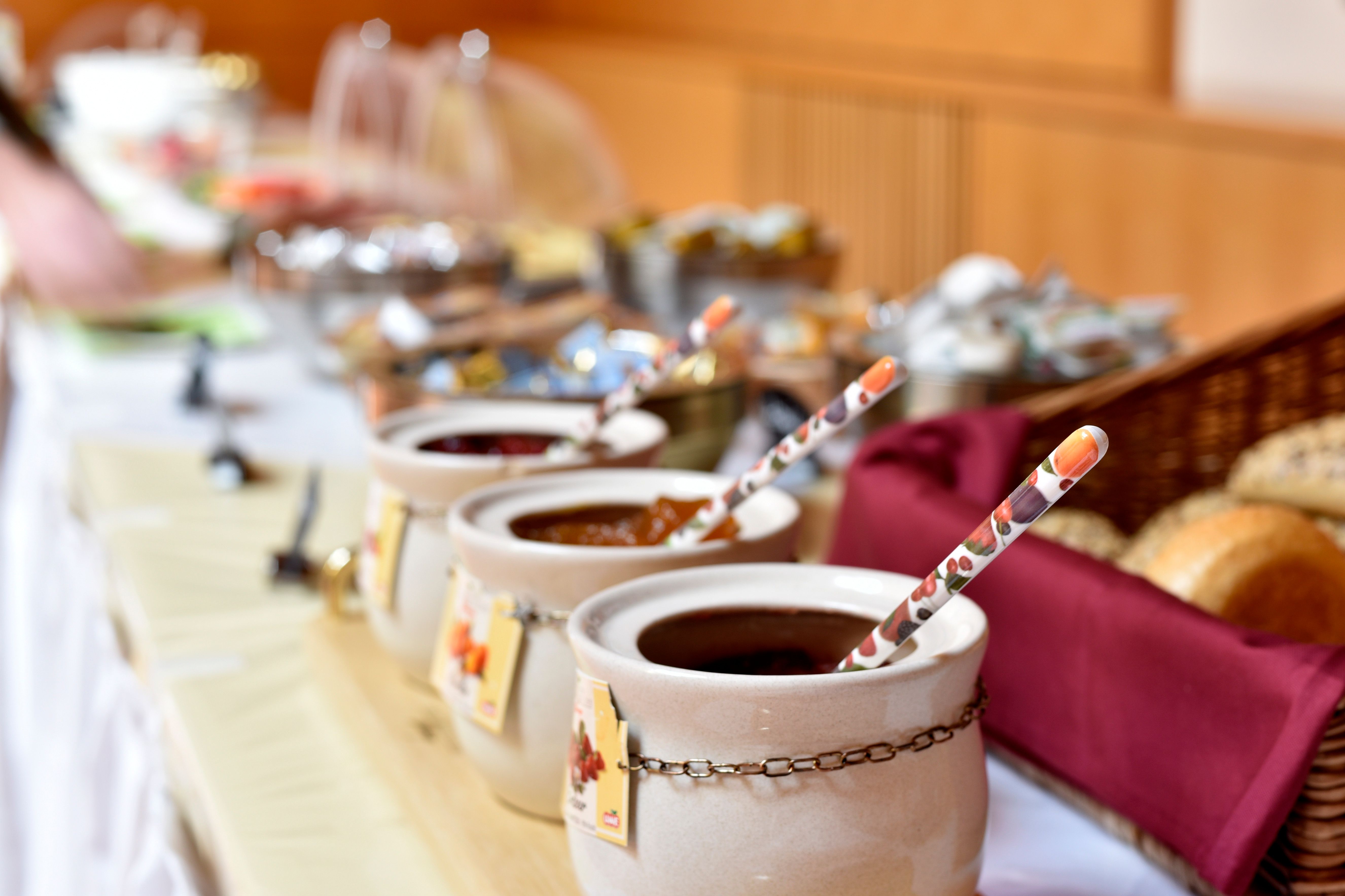 Reichhaltiges Frühstücksbuffet 