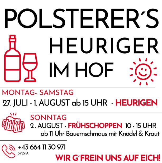 Polsterers Heuriger im Hof
