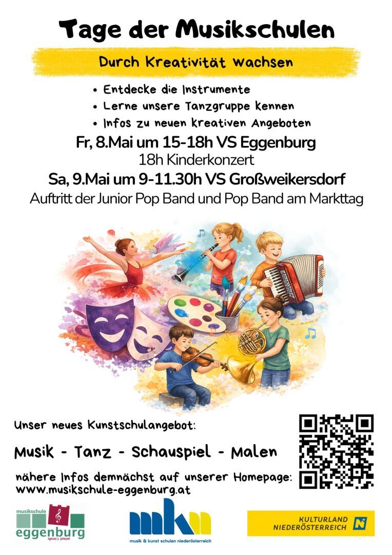 Tage der Musikschulen in Eggenburg und Großweikersdorf