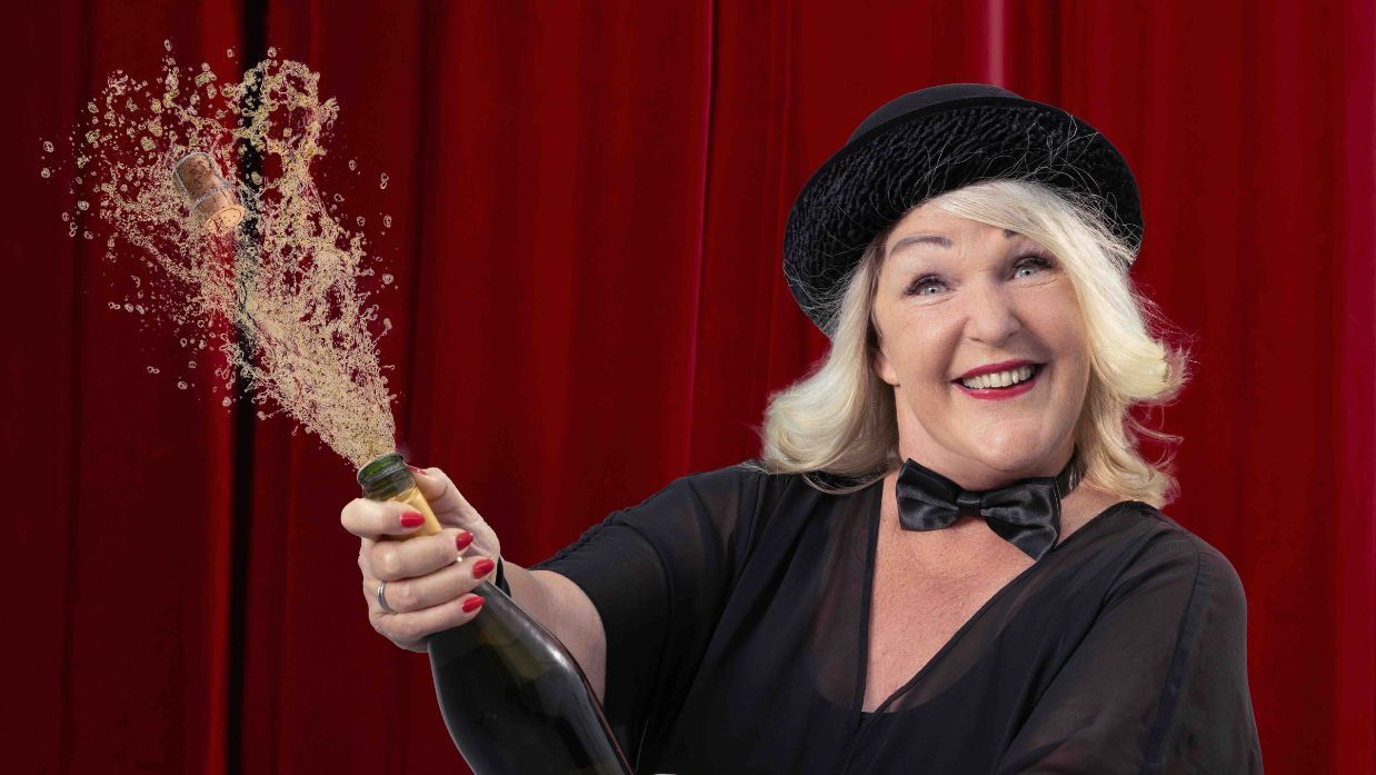 Frau mit Hut