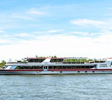 Die MS Kaiserin Elisabeth auf der Donau