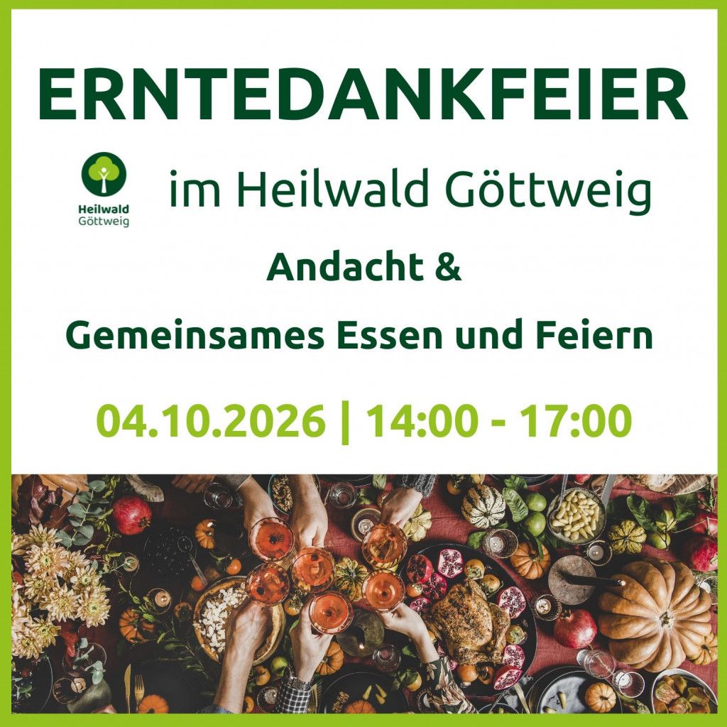 Flyer Seite 1 - Erntedankfeier im Heilwald Göttweig