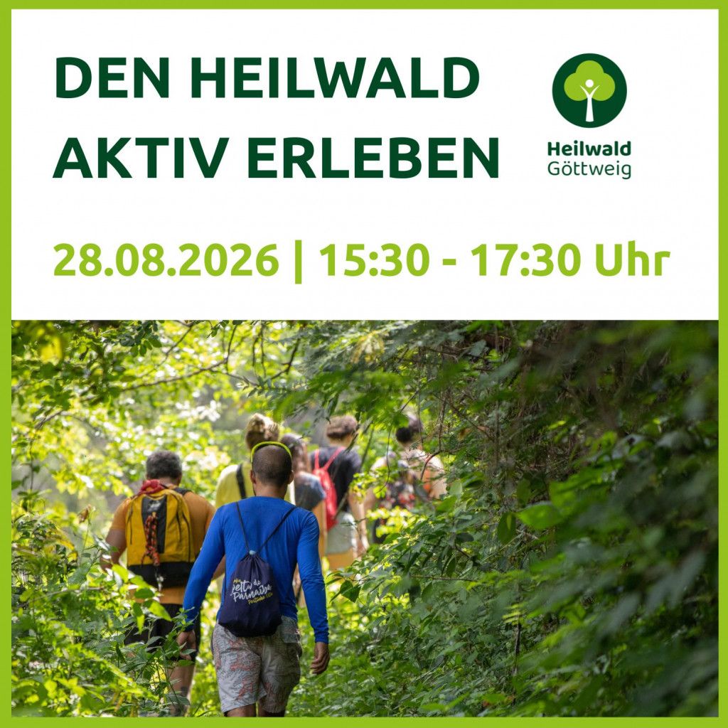 Flyer Seite 1 - Den Heilwald Göttweig aktiv erleben 